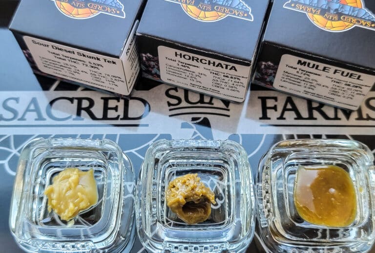 3 jars of Cannabis Concentrates from Scared Sun