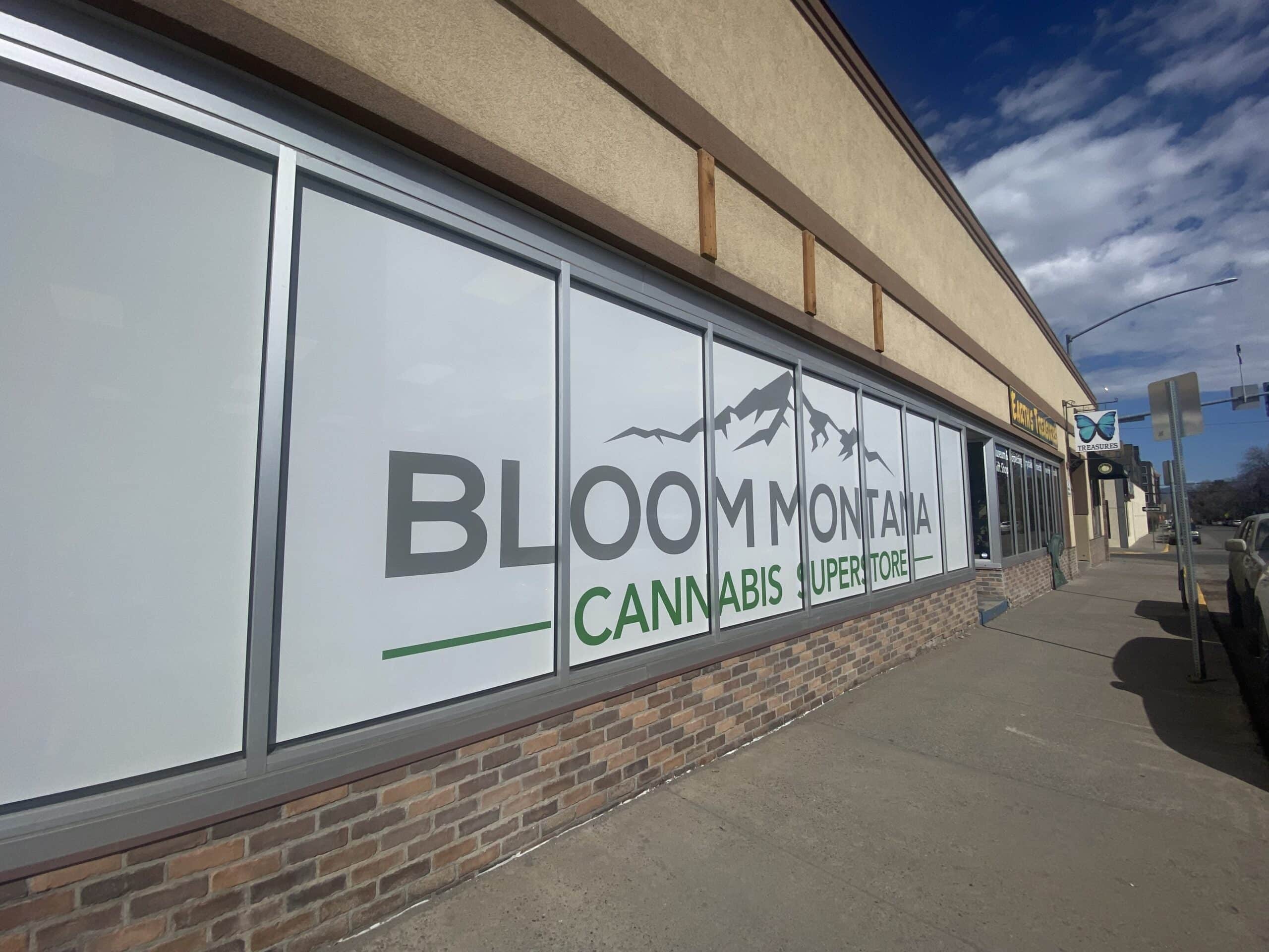 Exterior of Bloom Dispensary in Downtown Bozeman